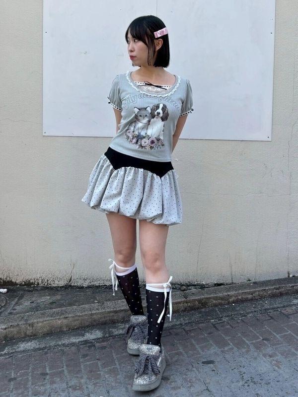 TINY DOT BALLOON SKIRT | Candy Stripper（キャンディ ストリッパー