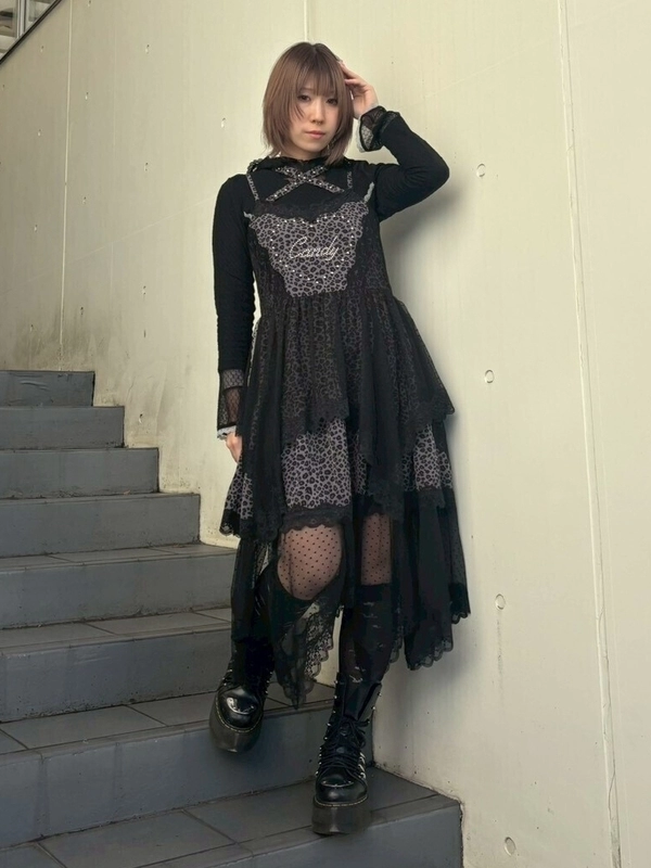 CANDY ♡ TIERED CAMI ONE-PIECE | Candy Stripper（キャンディ