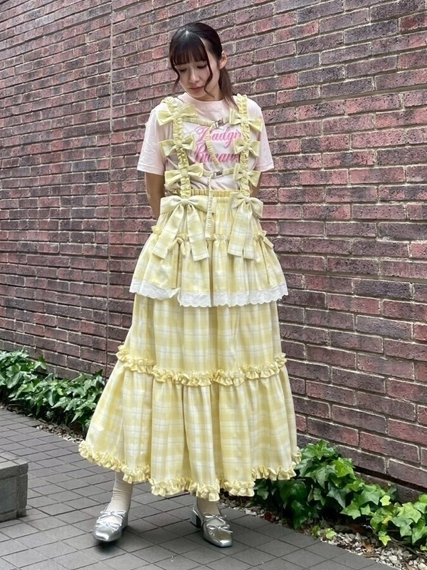 AFTERNOON TIERED FRILL SKIRT | Candy Stripper（キャンディ