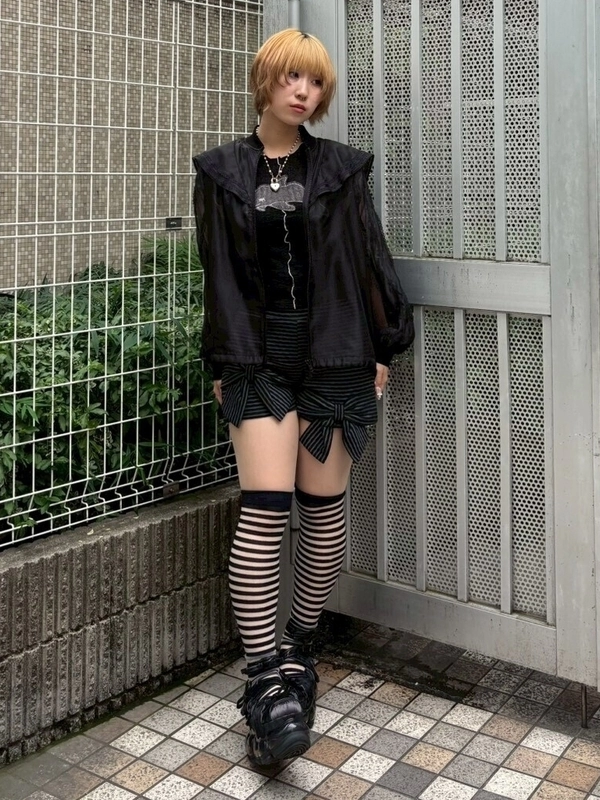 SHEER SAILOR BLOUSON | Candy Stripper（キャンディ ストリッパー