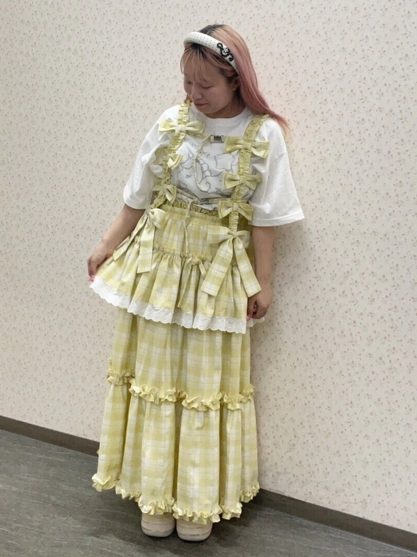 AFTERNOON TIERED FRILL SKIRT | Candy Stripper（キャンディ