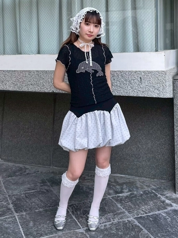 LACY HIGH SOCKS | Candy Stripper（キャンディ ストリッパー