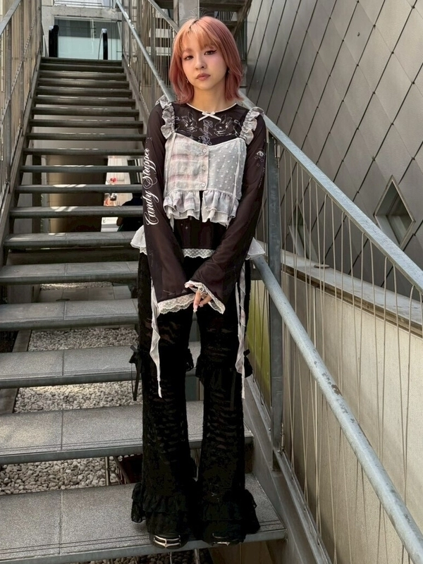 MAGICAL GIRL TATTOO LACE TOPS | Candy Stripper（キャンディ