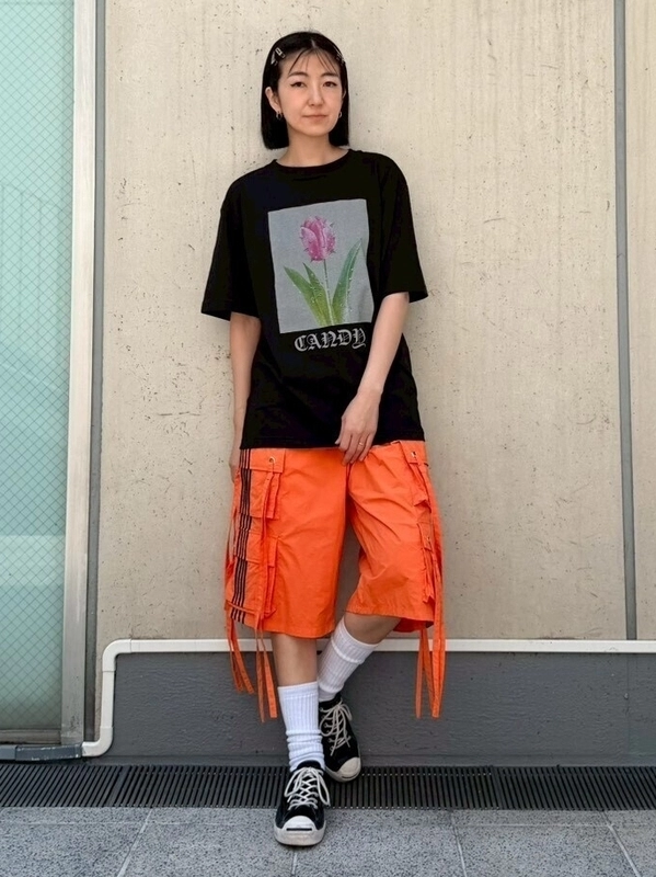 8 POCKETS NYLON HALF PANTS | Candy Stripper（キャンディ
