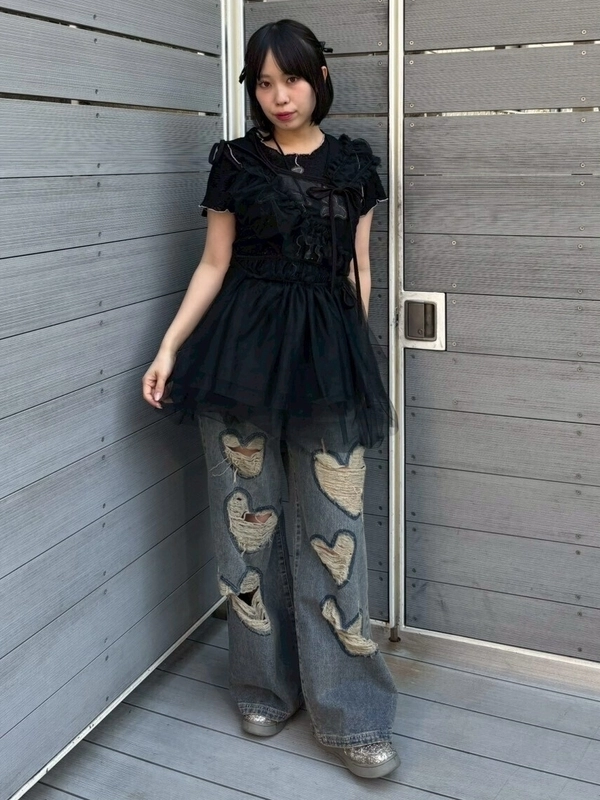 SLEEPY DOLPHIN LACE TEE | Candy Stripper（キャンディ ストリッパー