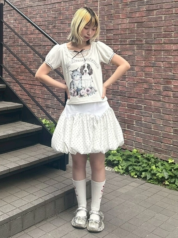 MY DEAR FRIENDS COQUETTE TOPS | Candy Stripper（キャンディ