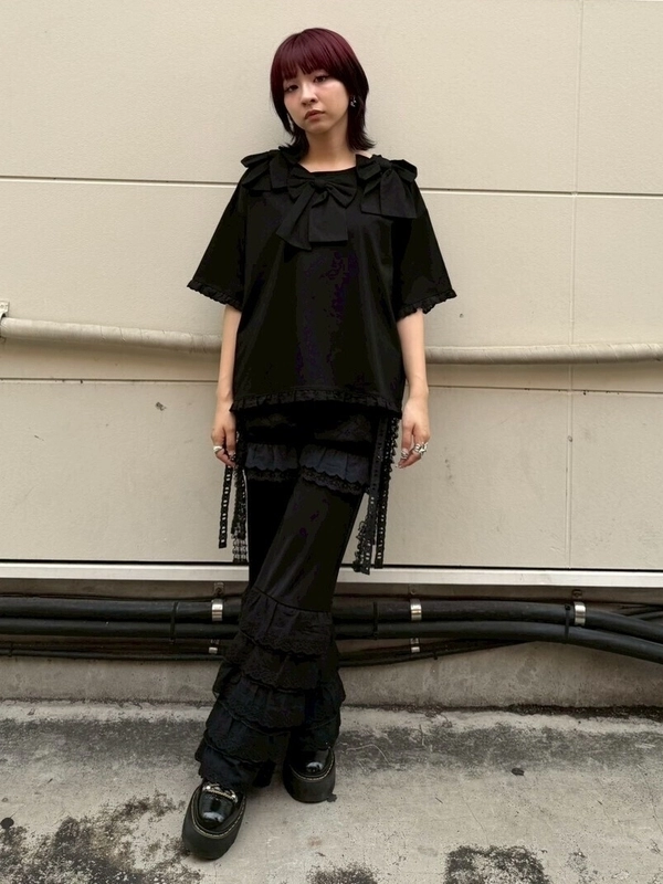 RIBBON COLLAR TOPS | Candy Stripper（キャンディ ストリッパー