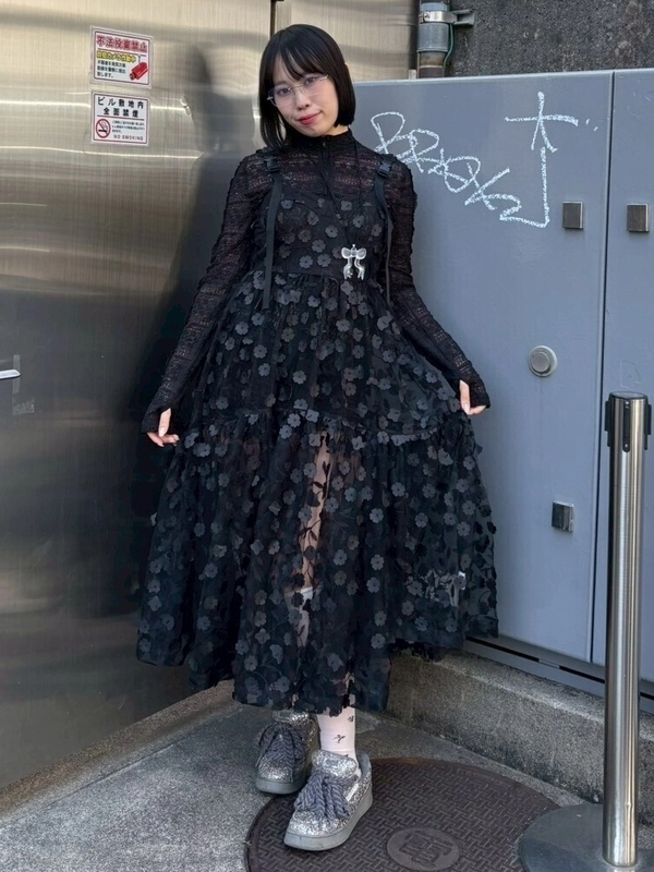 TINY FLOWER TULLE DRESS | Candy Stripper（キャンディ ストリッパー