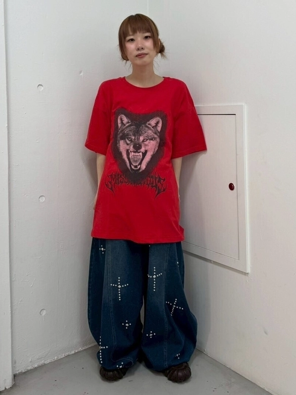 STUDS CURVE DENIM PANTS | Candy Stripper（キャンディ ストリッパー