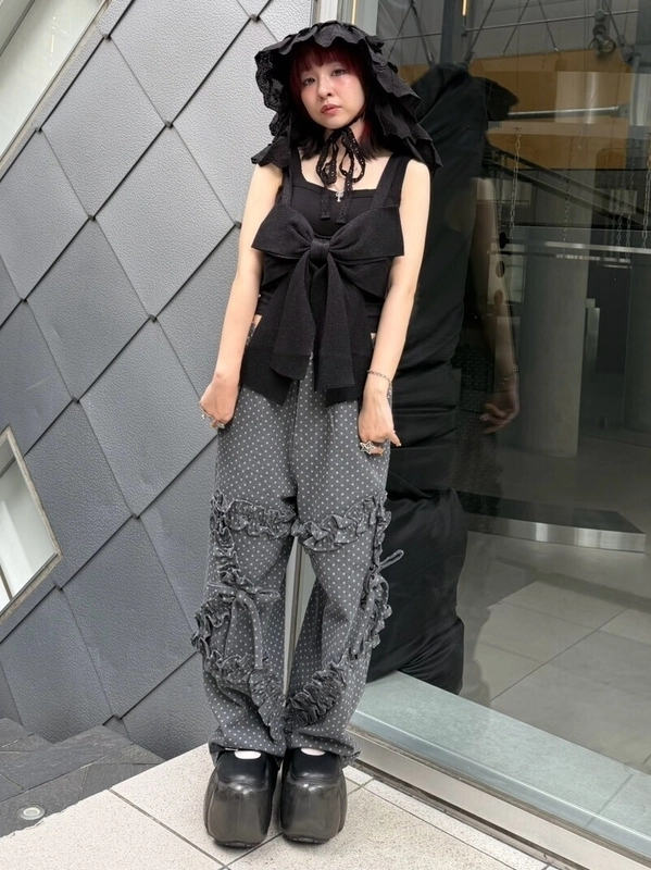 BIG RIBBON KNIT BUSTIER | Candy Stripper（キャンディ ストリッパー