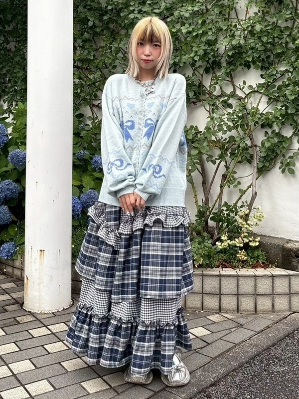 CANDY RIBBON KNIT CARDIGAN | Candy Stripper（キャンディ